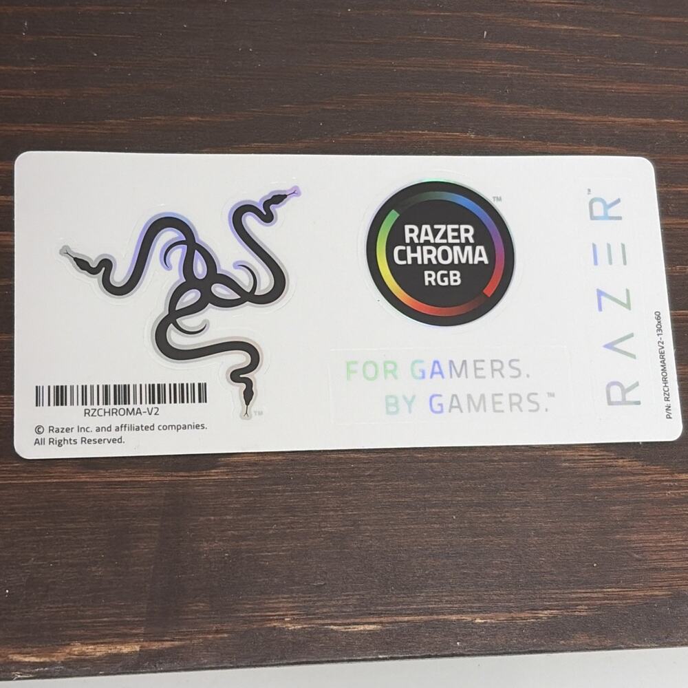 Razer Chroma Stickers RZCHROMA-V2 OEM - Picture 2 of 7